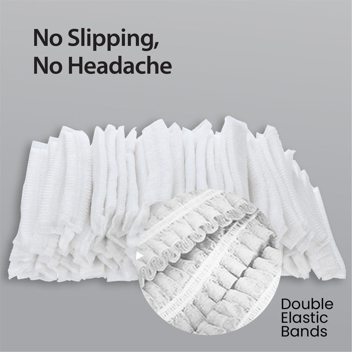 Rhino - 21"  Bouffant Cap, White - BCAP21-WH
