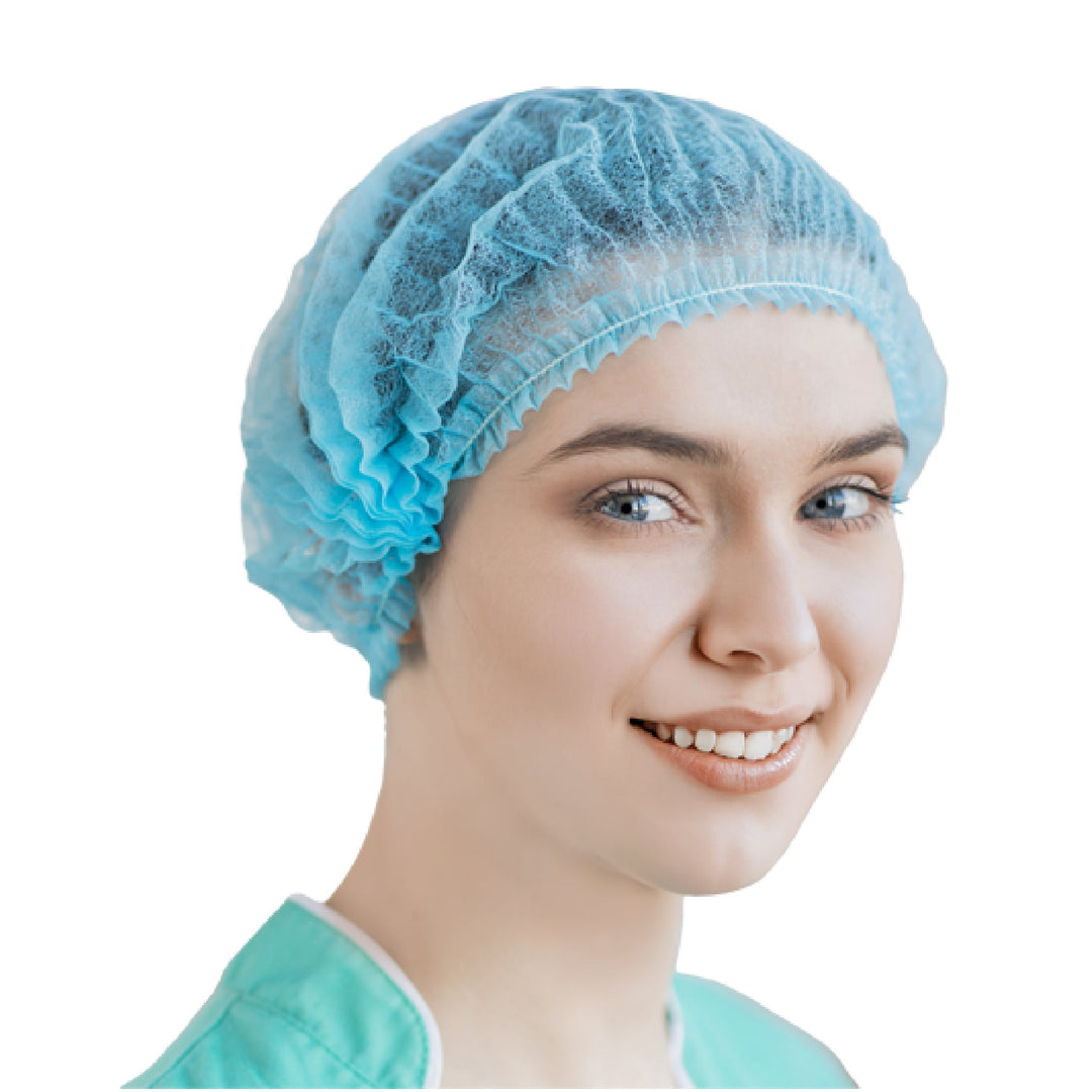 Rhino - 21" Bouffant Cap, Blue - BCAP21-BL