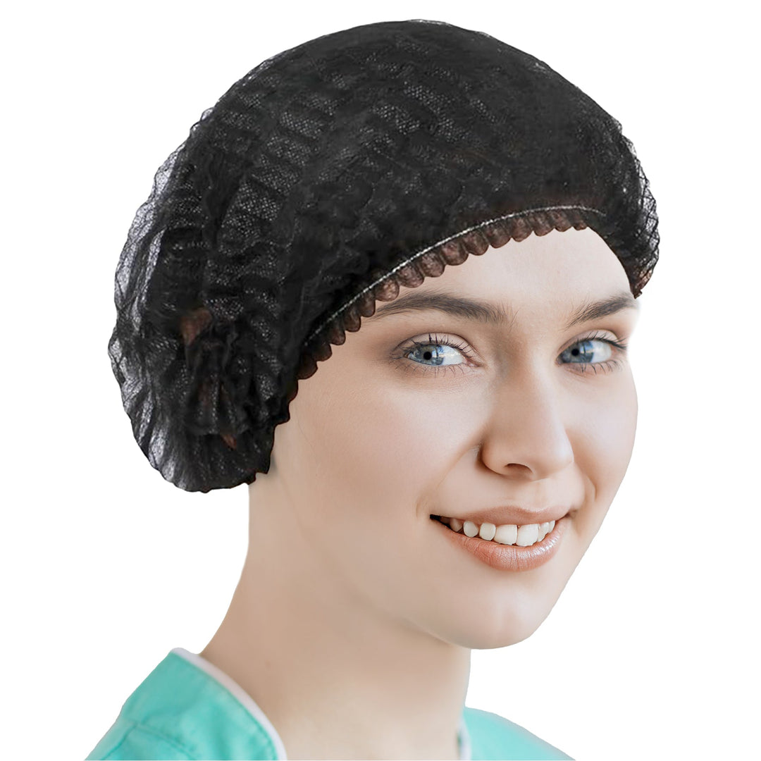Rhino - 21" Bouffant Cap, Black - BCAP21-BK