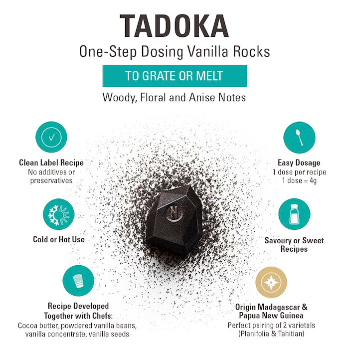 NOROHY Tadoka – Single Dose Innovative Vanilla Rocks - 65 rocks (approx. 250g)
