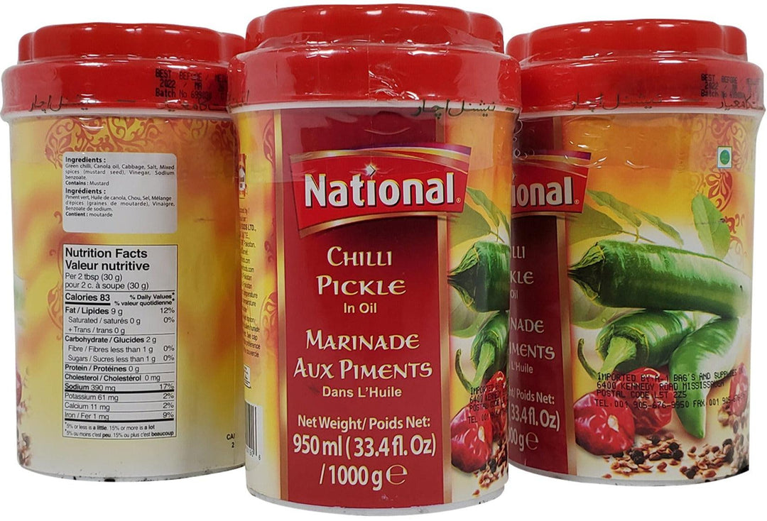 National - Green Chilli Pickle