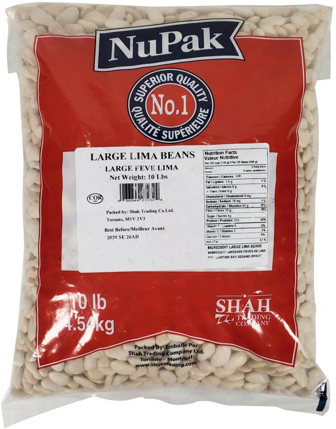 Nupak - Large Lima Beans