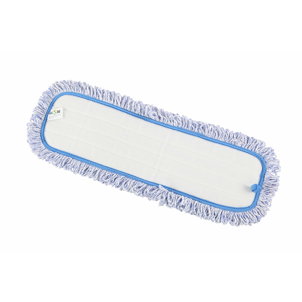 Blue Microfiber Wet Pad With Fringe - Sold By The Case