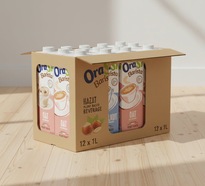 OraSi Barista Oat Beverage Professional - Plant-Based Milk Alternatives - Canadian Distribution - Ships Free Within Canada on Orders Above CAD $199