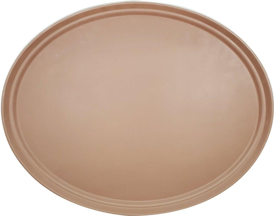 Oval 24" x 29" - Non-Slip Server's Tray - NSF - 2900CT-BR