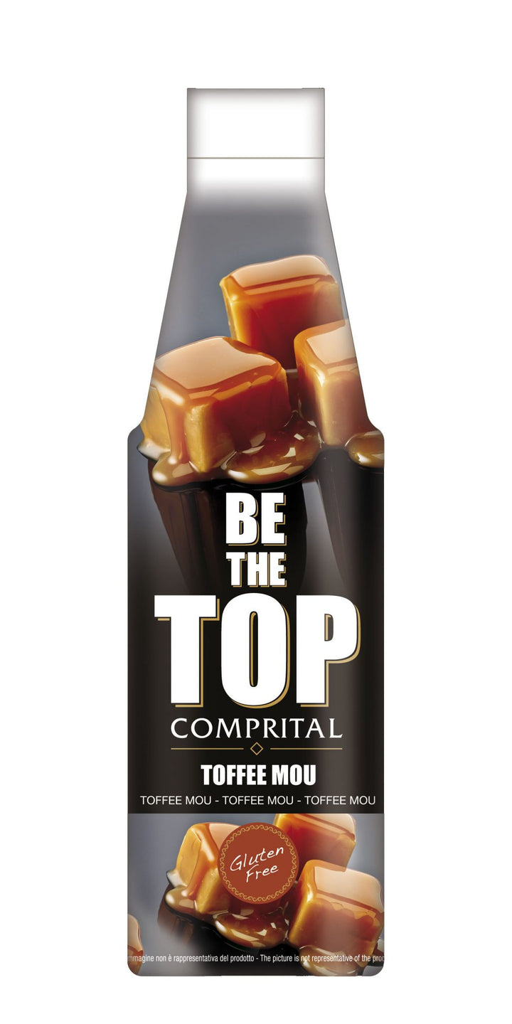 Toffee Mou (butter caramel) Topping Sauce - Be The Top - Case of 6 x 1 kg Bottles