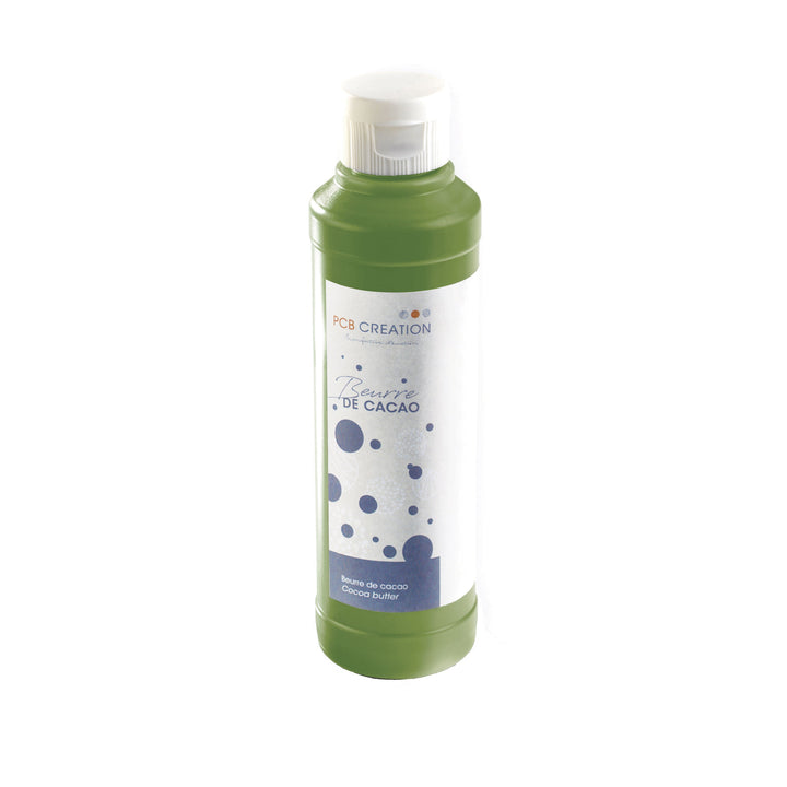 PCB CREATION Green Coloured Cocoa Butter, 200g - Canadian Distribution - Ships Free Within Canada on Orders Above CAD $199