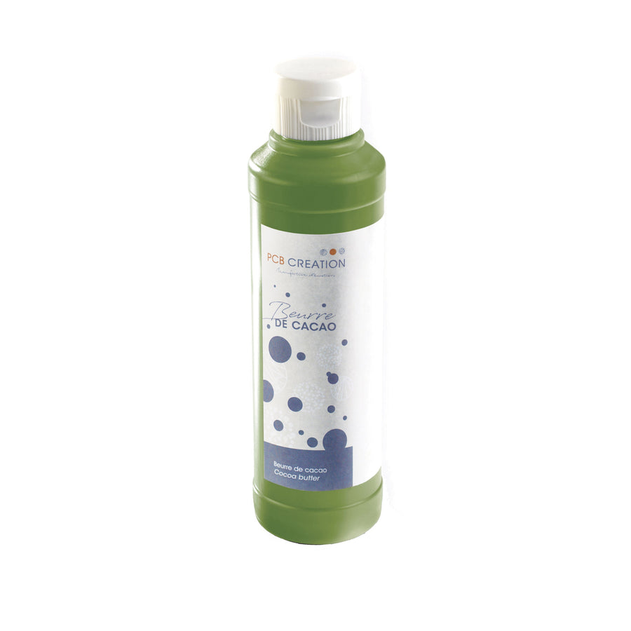 PCB CREATION Green Coloured Cocoa Butter, 200g - Canadian Distribution - Ships Free Within Canada on Orders Above CAD $199