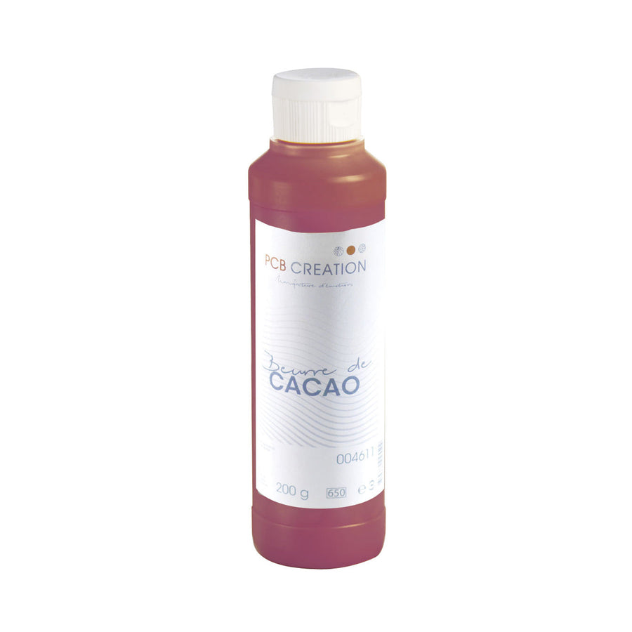 PCB CREATION Natural Red Coloured Cocoa Butter, 200g