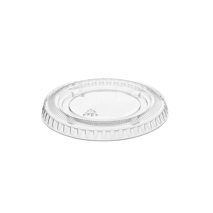 PET Lids for 1 oz Clear PP Portion Cup - Case of 2500