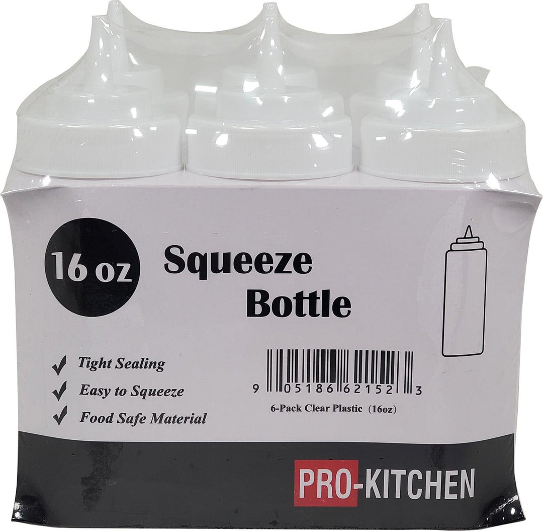 Pro-Kitchen - 16oz Squeeze Bottle - Standard - Clear - QY410C