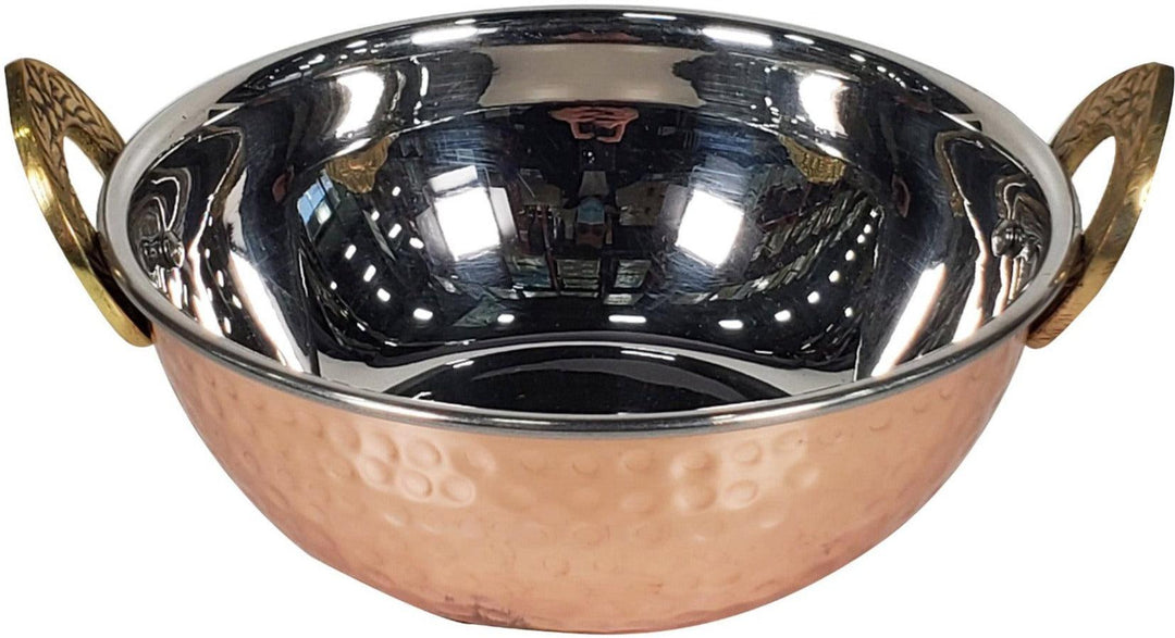 Copper Serving Karahi 450Ml No 2, 15cm