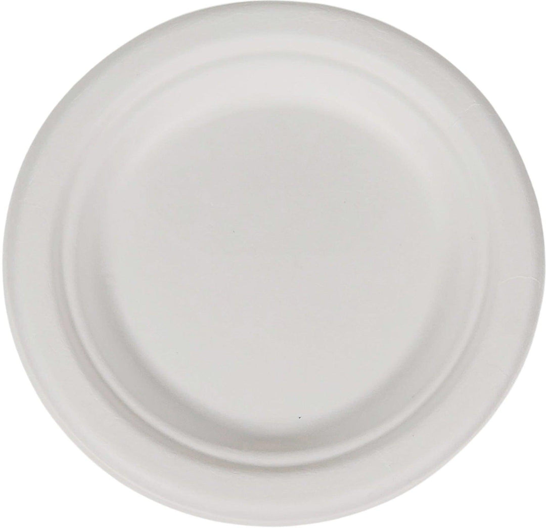 Eco-Craze - 9" Round Bagasse Lunch Plates - 4 x 125 count