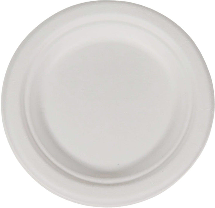 Eco-Craze - 9" Round Bagasse Lunch Plates - 4 x 125 count