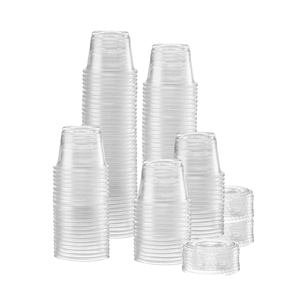 Clear Portion PP Cups - Stackable - Canadian Distributor