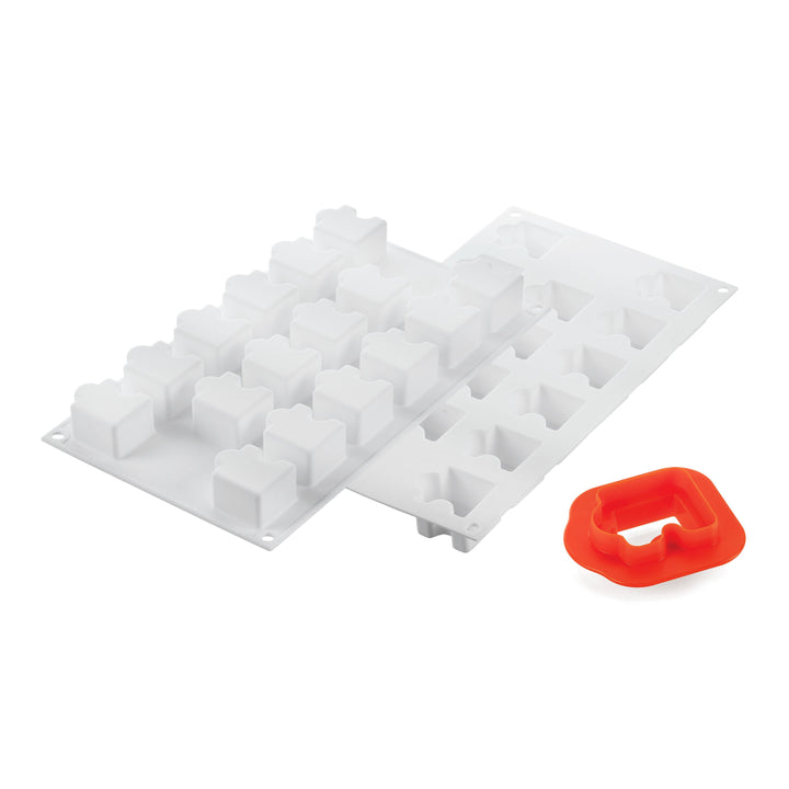 SILIKOMART Puzzle 30 (Silicone Mould + Cutter) - Canadian Distribution - Ships Free Within Canada on Orders Above CAD $199