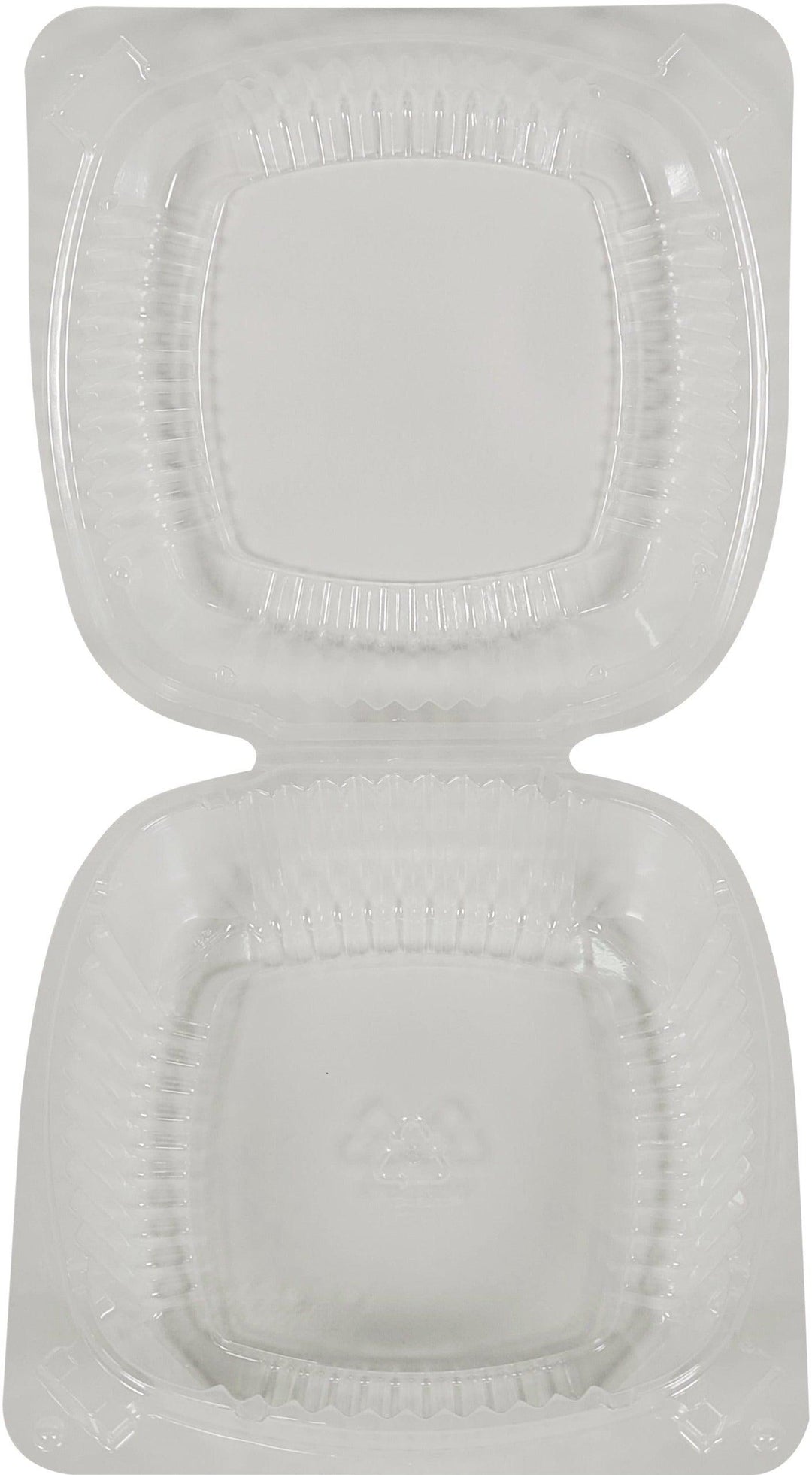 Pactiv - 5" Hinged Plastic Container - Clear - 5 1/4x5 1/4x2 1/2 - YC18-1050