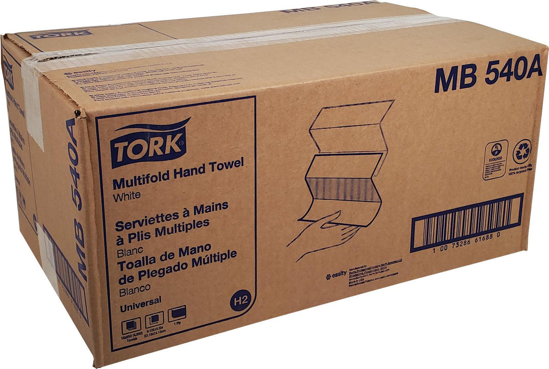 XC - Tork - MultiFold Paper Sheets - WHITE MB540A