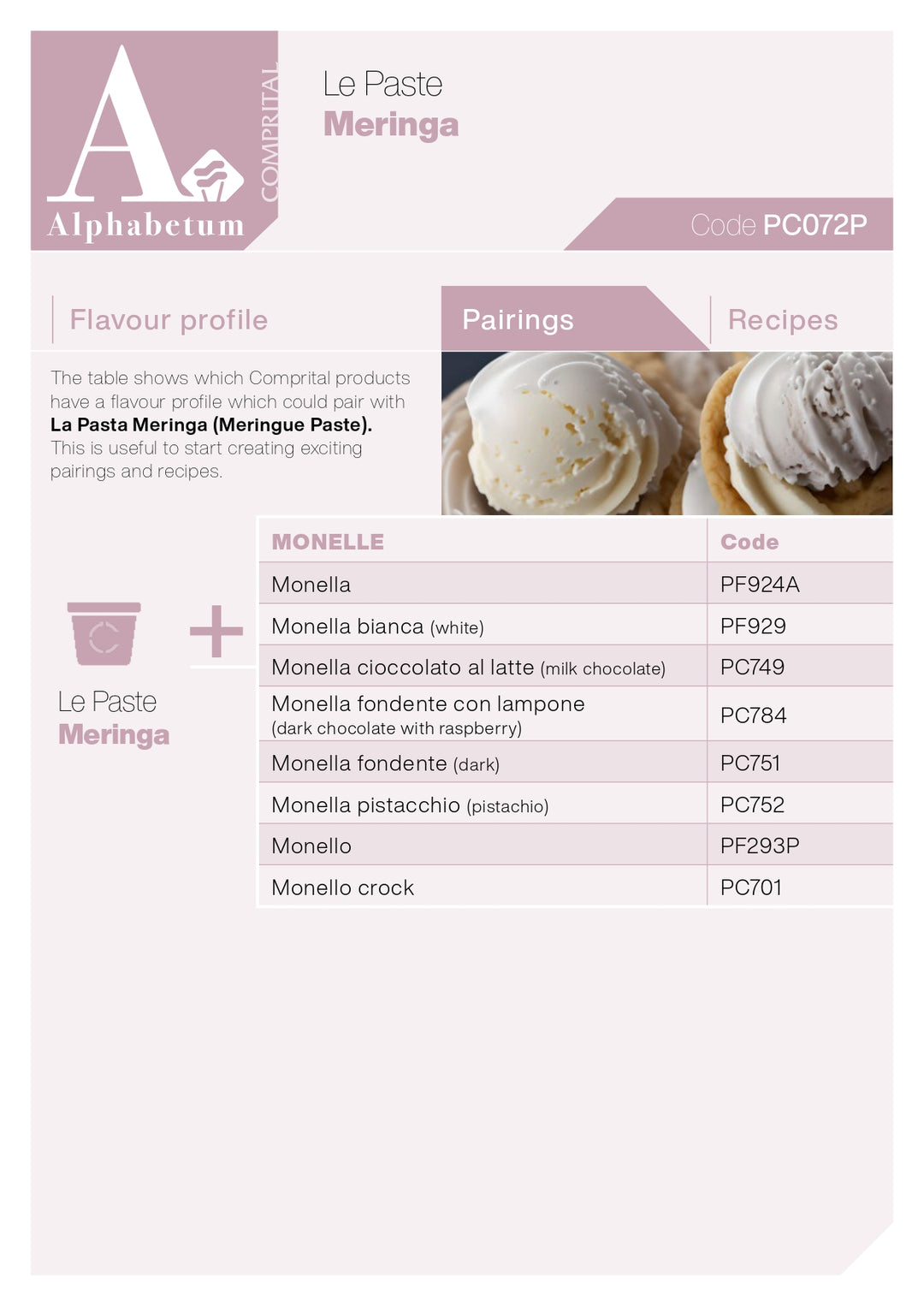 Meringa (meringue) Paste - Case of 2 x 3 kg Units