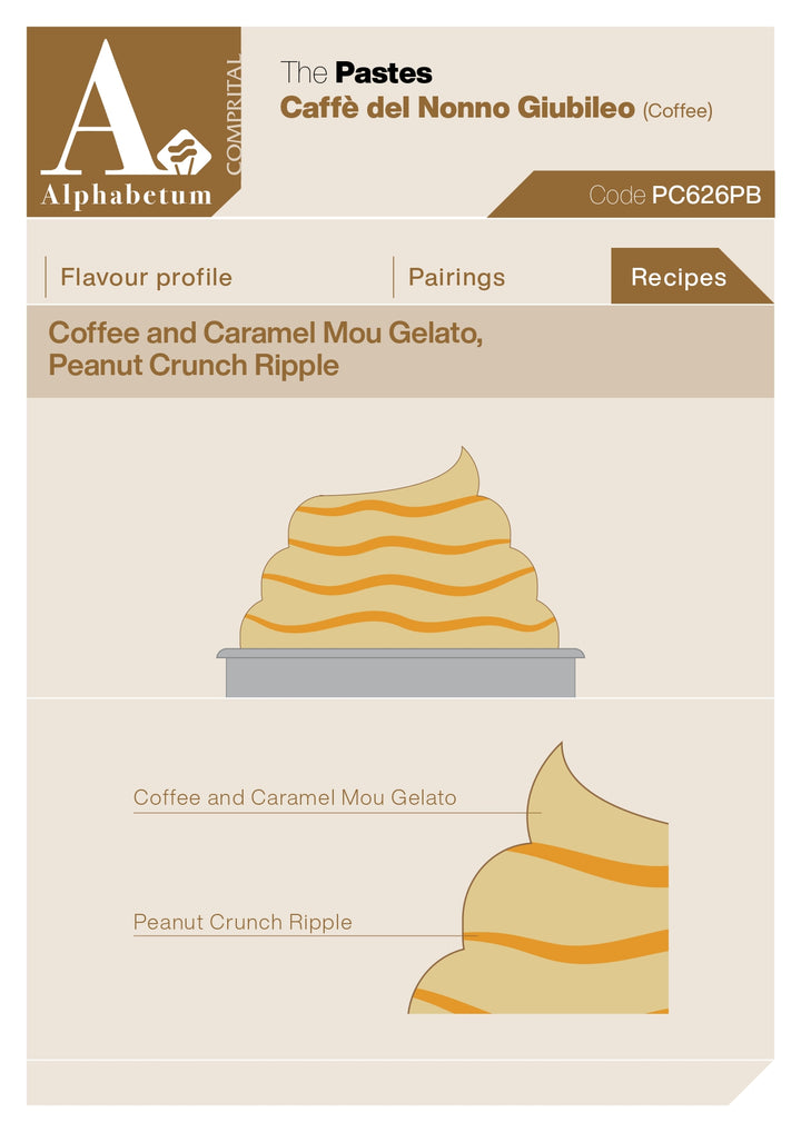 Caffe' Del Nonno Guibileo (natural dark coffee) Paste - Case of 2 x 3 kg Units