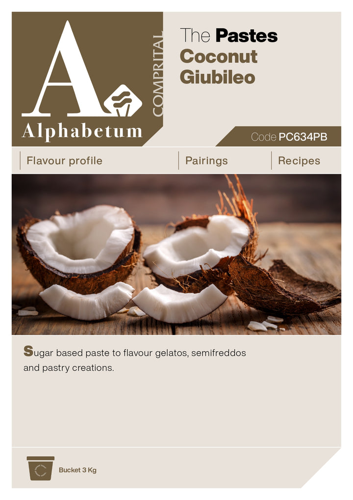 Cocco Giubileo (natural coconut) Paste - Case of 2 x 3 kg Units