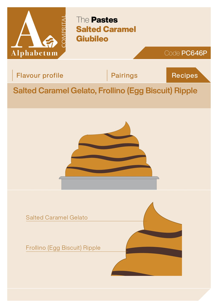 Caramello Salato Giubileo (salted caramel) Paste - Case of 2 x 3 kg Units