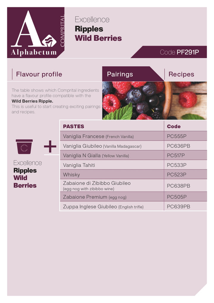 Frutti Di Bosco (wild berries) Ripple - Case of 2 x 3.5 kg Units