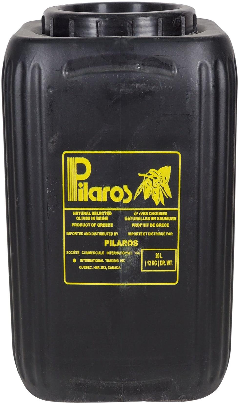 Pilaros - Olives - Kalamata Whole - Large - Black Pail - 12Kg