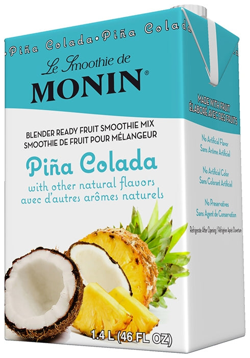 Distributor of Pina Colada Fruit Smoothie Mix - Monin Canada - 6 x 46 oz
