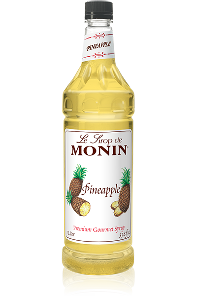 Pineapple - Monin Canada - Premium Syrups and Flavourings - 4 x 1 L per case