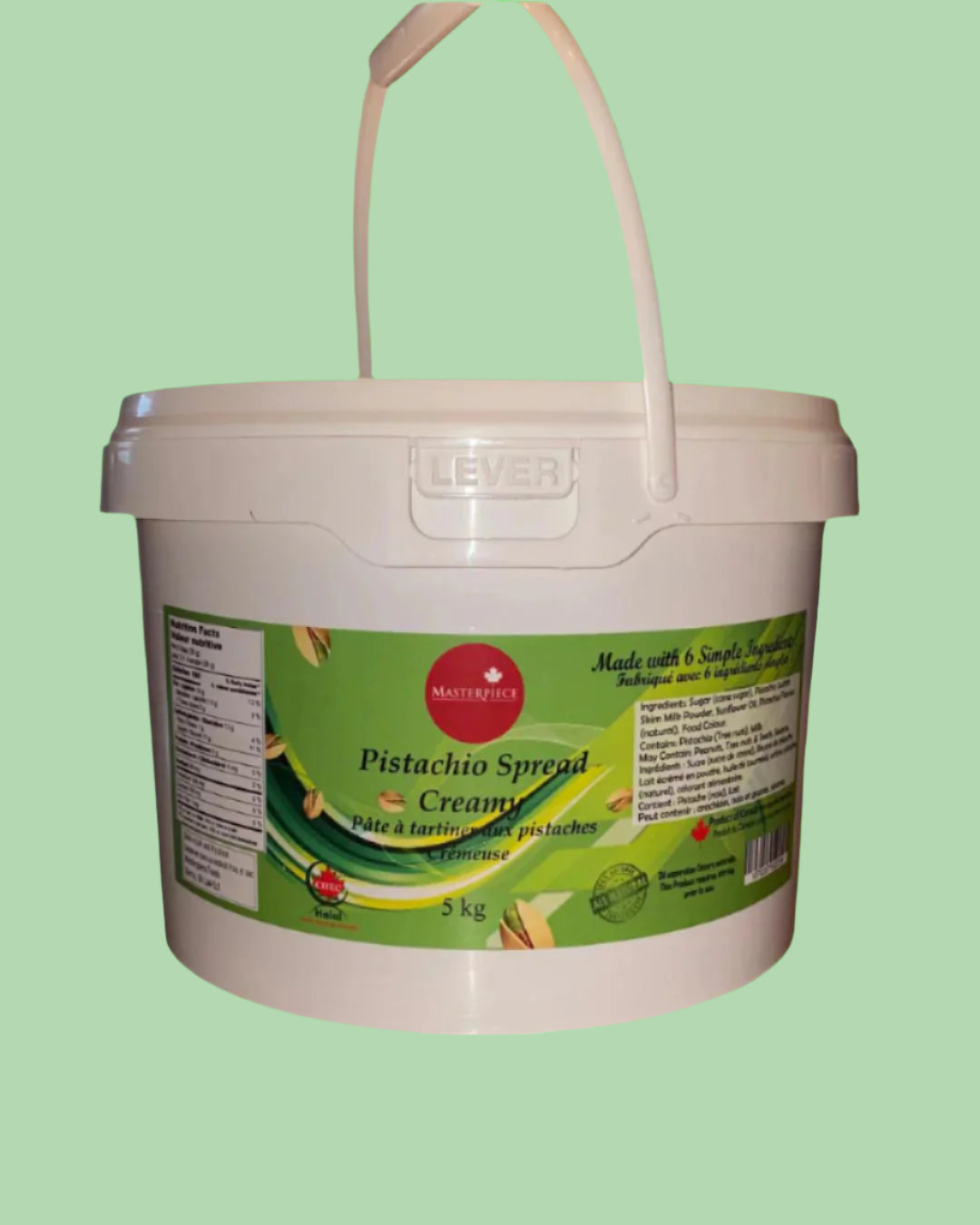 Top Selling Pistachio Filling Cream in Canada by Masterpiece Foods Canada