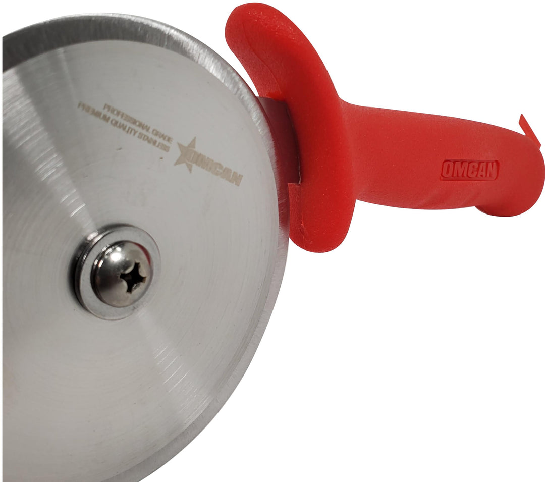 Pizza Cutter 4" - Red Plastic