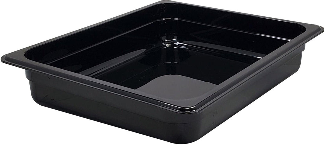 Poly Pan Black - 1/2 x 2.5" Deep