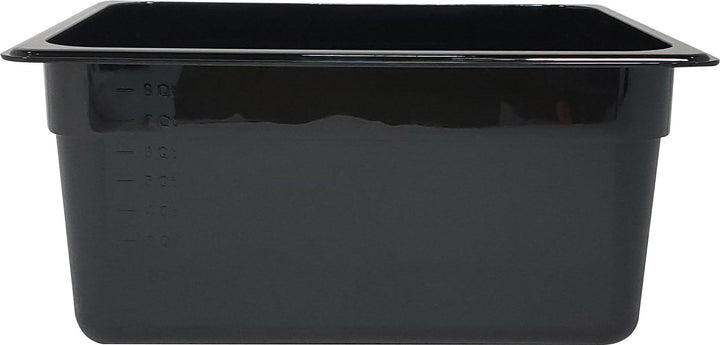 Poly Pan Black - 1/2 x 6" Deep