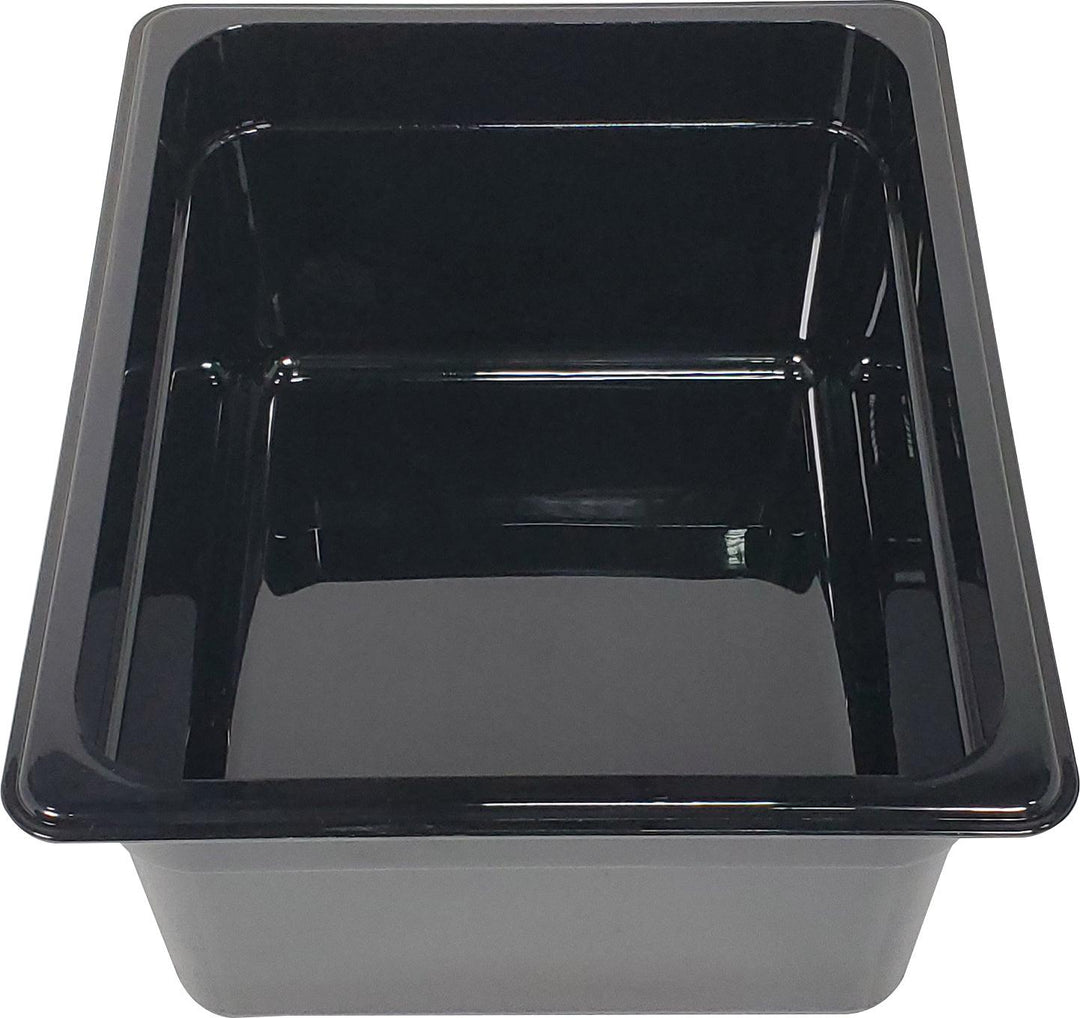 Poly Pan Black - 1/2 x 6" Deep