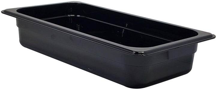 Poly Pan Black - 1/3 x 2.5" Deep