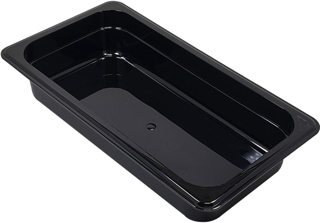 Poly Pan Black - 1/3 x 2.5" Deep