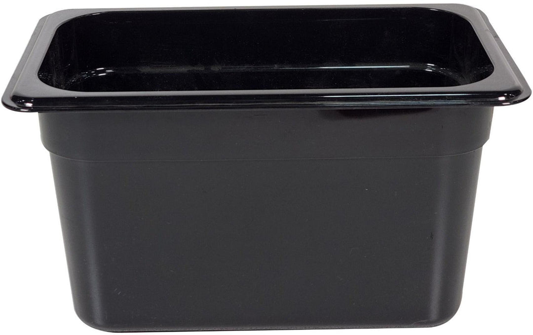 Poly Pan Black - 1/4 x 6" Deep