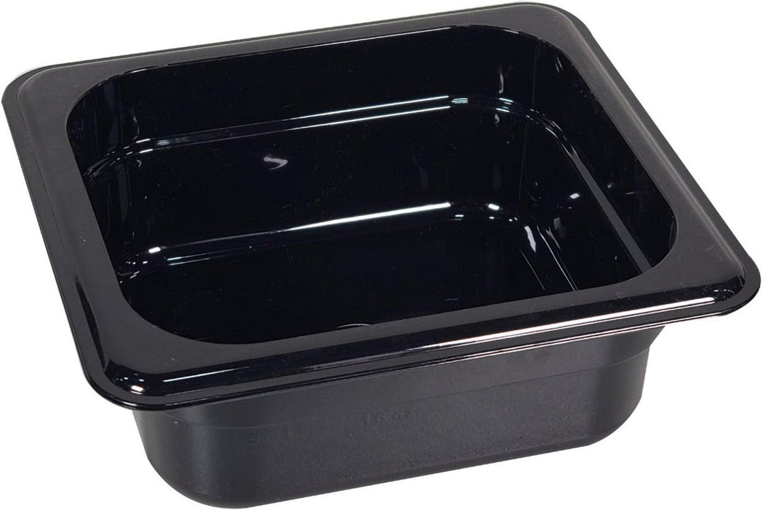 Poly Pan Black - 1/6 x 2.5" Deep