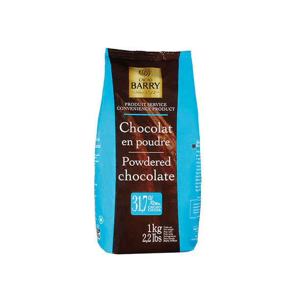 Powdered Chocolate - 1KG - Case of 6 x 1KG - Barry Cacao - Barry Callebaut - Canadian Distribution