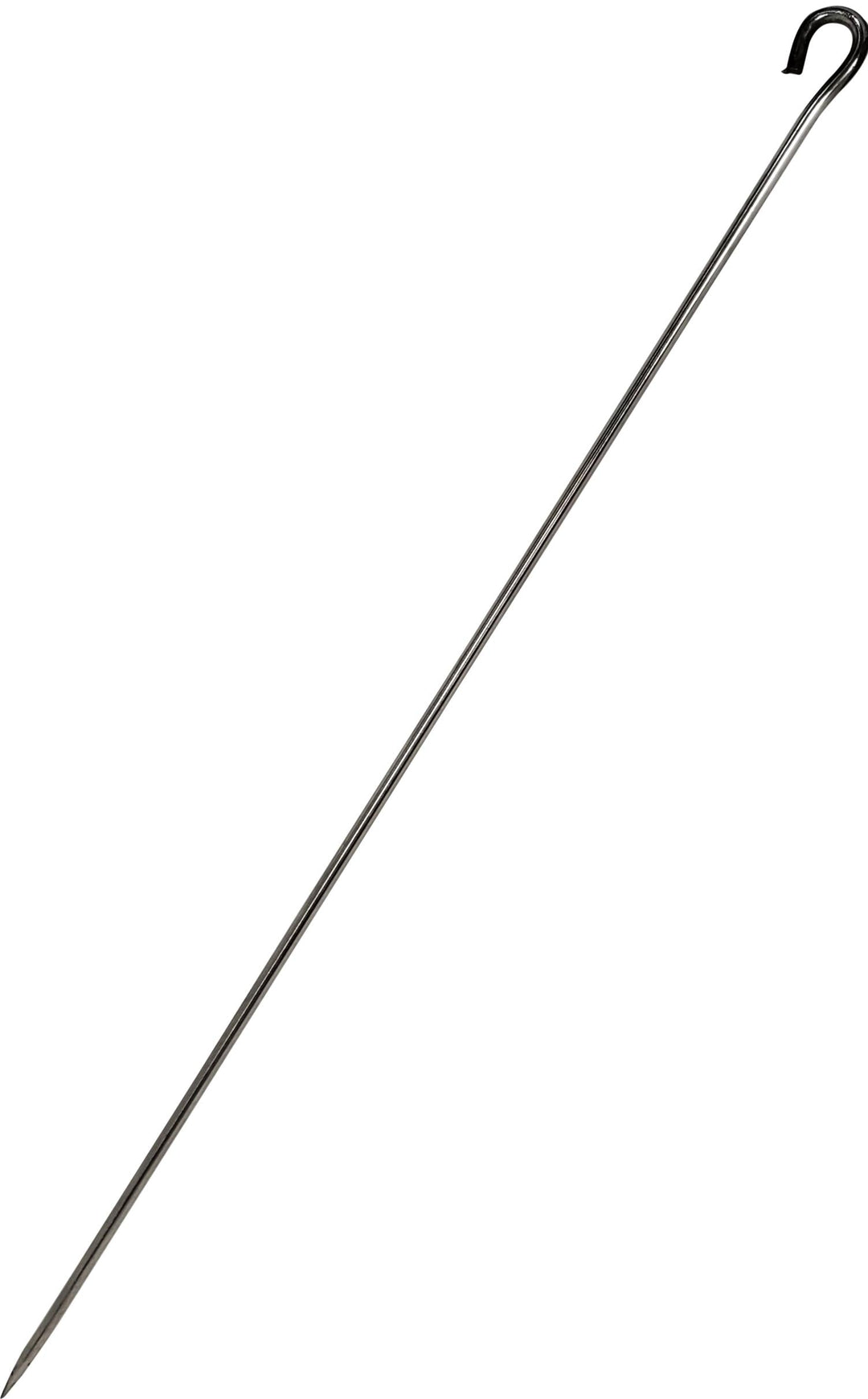 24" Tikka Boti BBQ Skewer (Seekh) - Round Hole - SS