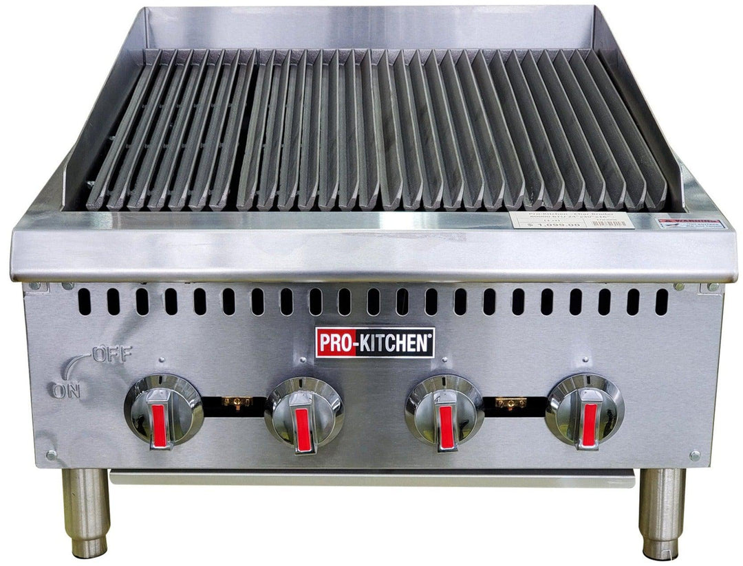 Pro-Kitchen - Charbroiler 80000 BTU 24"x30"x16" - GCB24