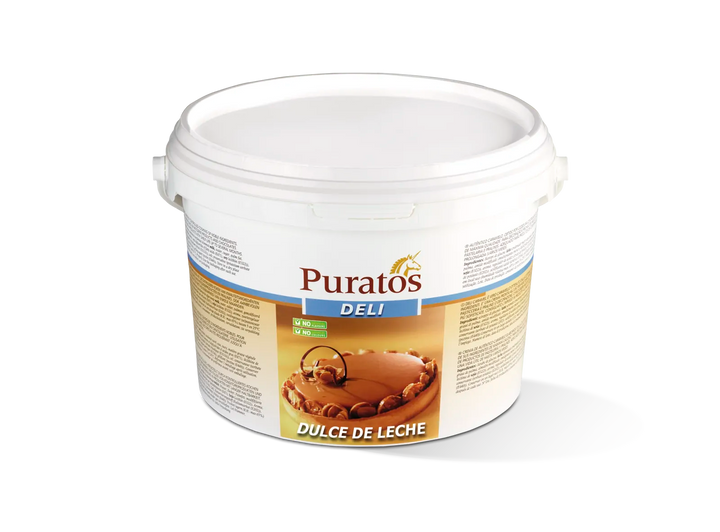 Puratos Deli Dulce de Leche container on a white background