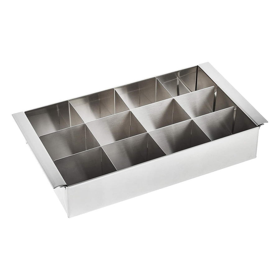 QUEEN ROSE S/S Egg Tofu/Kanten Jelly Mould with Partition, 8.9" x 5.3"
