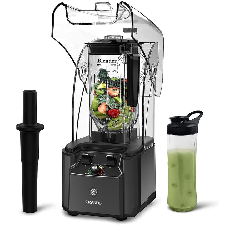 CRANDDI Commercial Quiet Blender K90 Grey