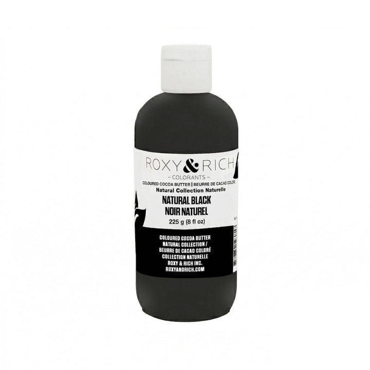 ROXY & RICH Natural Black Coloured Cocoa Butter - Canadian Distribution - Ships Free Within Canada on Orders Above CAD $199