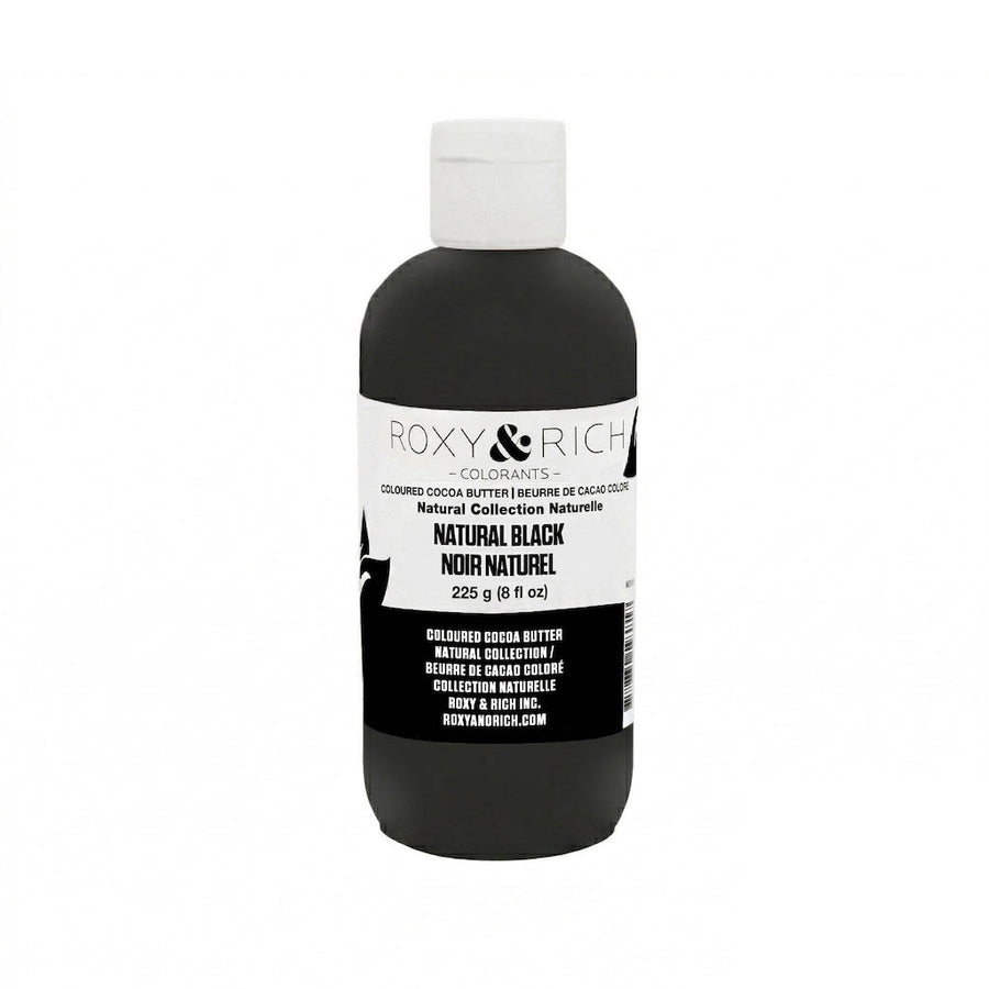 ROXY & RICH Natural Black Coloured Cocoa Butter - Canadian Distribution - Ships Free Within Canada on Orders Above CAD $199