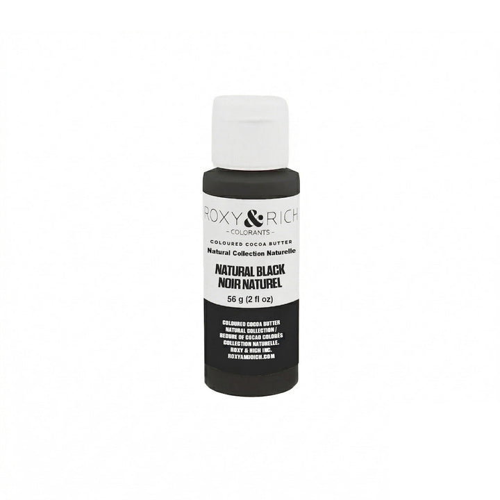 ROXY & RICH Natural Black Coloured Cocoa Butter - Canadian Distribution - Ships Free Within Canada on Orders Above CAD $199