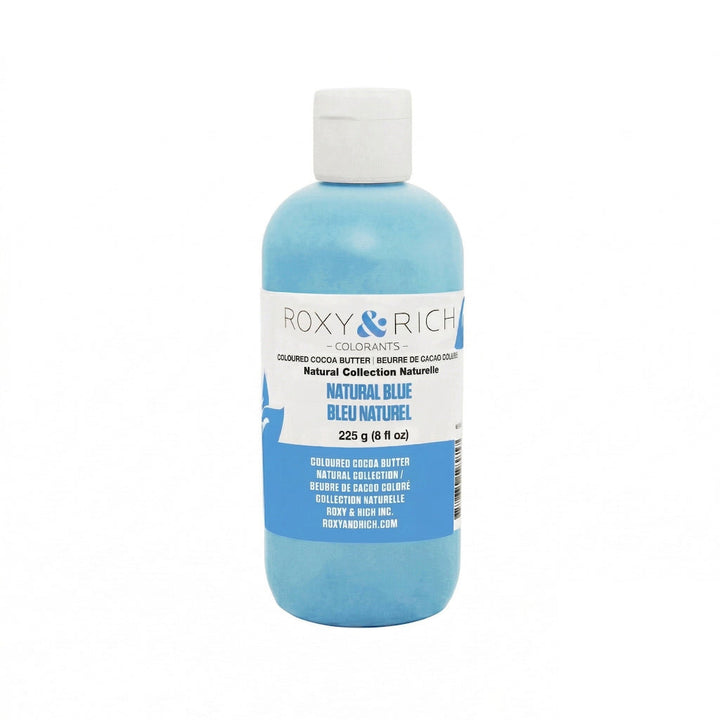ROXY & RICH Natural Blue Coloured Cocoa Butter - Canadian Distribution - Ships Free Within Canada on Orders Above CAD $199