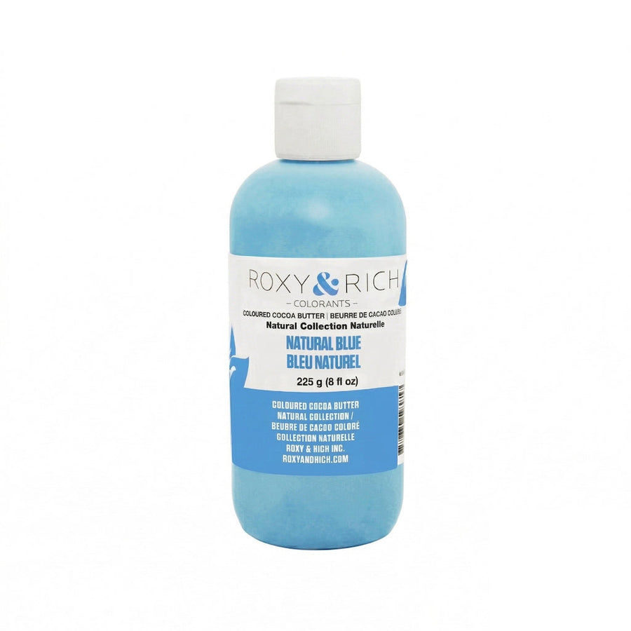 ROXY & RICH Natural Blue Coloured Cocoa Butter - Canadian Distribution - Ships Free Within Canada on Orders Above CAD $199